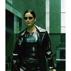 The Matrix 4 Trinity Leather Coat